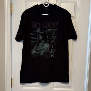 Alice Cooper Black Graphic Tee